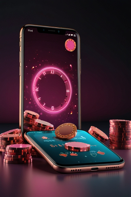 Telemóvel com app de casino